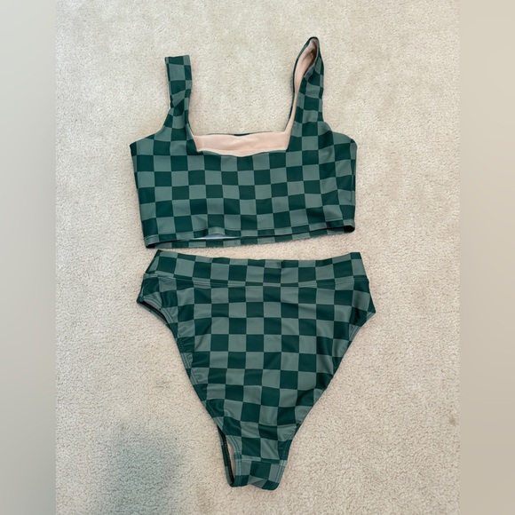 Albion fit checkered checker swimsuit - Picture 3 of 4